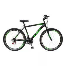 Bicicleta Aro 26 Alumínio Masculina 18v De Passeio Mtb Krs