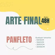 Arte Final Panfleto Banner Criação Em Até 48h