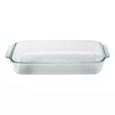 Pyrex Basics - Plato De Vidrio Oblongo, De 3 Cuartos De Gal.