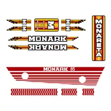 Adesivos Bicicleta Monark Monareta 1985 Complet - Frete Grát