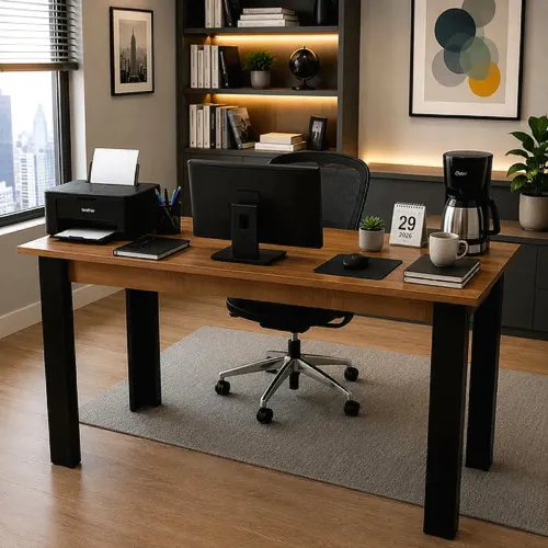 Mesa Multifuncional Moderna E Compacta Ajl Mel