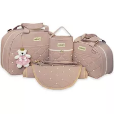 Kit Bolsas De Maternidade Mala Bebe Menino Menina Térmico