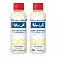 Kit C 2 Coalho Líquido Ha-la 200ml Coagulante - Promoção