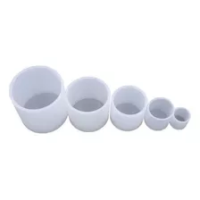 Molde Silicona Set 5 Cilindros Lisos