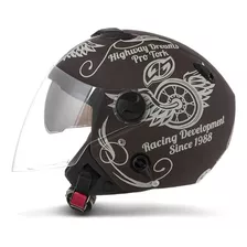 Capacete Aberto Pro Tork New Atomic Highway Dreams Vis Solar