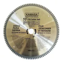 Disco Banco Sierra Kamasa 10 100 Eje 25,4mm 16mm 