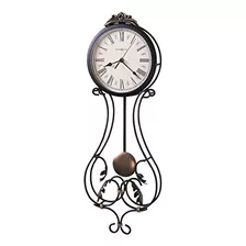 Relojes De Pared Howard Miller Peacock Ii, Gris Carbón