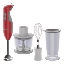 Mixer Oster Delight Vermelho 3 Em 1 Função Turbo 250w 2615r