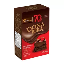 Chocolate Em Pó Solúvel 70% Cacau Dona Jura 200g