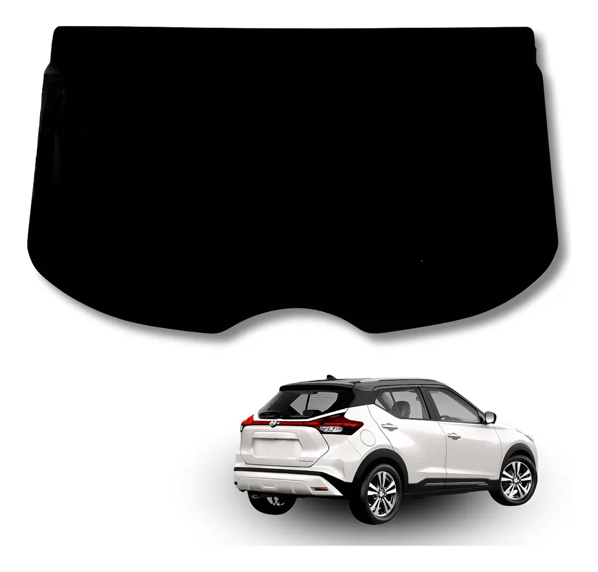 Bandeja Bajo Luneta Lisa Nissan Kicks Negro