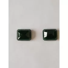 Par Esmeraldas 21,40ct Pedra Preciosa Pingente Verde