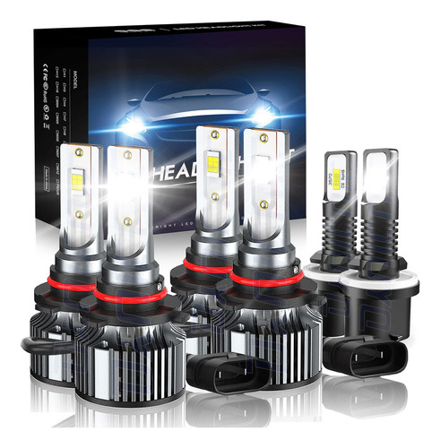 Kit De Focos Led 9005 9006 De Luz Alta/baja Para Chevrolet