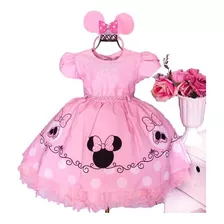 Vestido Infantil Minnie 