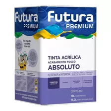 Tinta Latex Futura Fosco Premium Fosco Absoluto 18 L Cores 