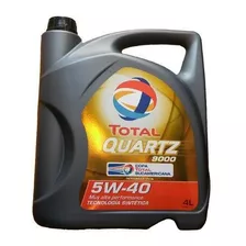 Aceite Motor Total Sintetico Quartz 9000 5w40 X 4 L Diesel