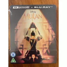 4k + Bluray Steelbook Mulan - Disney Lacrado Dub / Leg Leia!