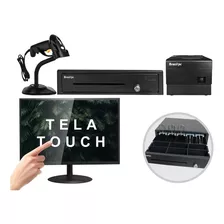 Kit Checkout Leitor Impressora Gaveta Tela Touch 15 