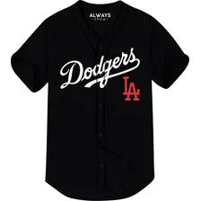 Camisola Jersey Angeles Dodgers M1 Negro Ch M G Eg 2eg