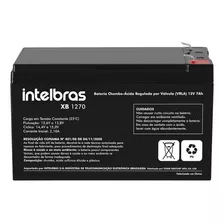 Bat Intelbras 12v 7ah Xb 1270 Para Nobreaks E Segurança