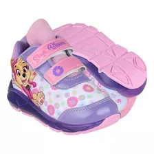 Tenis Casuales Niña Paw Patrol 9223 Textil Morado