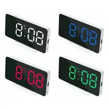 Reloj Despertador Digital Led Tipo Cronómetro Moderno