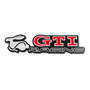 Emblema Vw Golf Gti Parrilla Rabit Metal Incluye Envo 