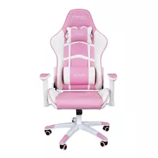 Cadeira Gamer Mx5 Giratoria Branco E Rosa Mymax Mx5/pk