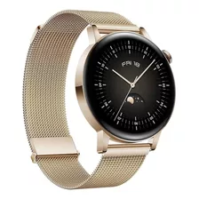 Smartwatch Huawei Gt3 42mm Pulseira De Aço Bluetooth 4gb Cor Dourado Cor Da Caixa Dourado Cor Da Pulseira Dourado Cor Do Bisel Dourado