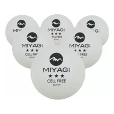 Bola Tenis De Mesa Miyagi Tt-9903 Tournament 3 Estrellas