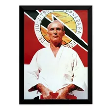 Quadro Decorativo Academias Jiu Jitsu Mestre Helio Gracie