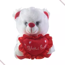 Urso Pelucia Romantico Love Coração Apaixonado 18cm
