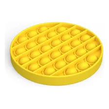 Pop It Fidget Toy, Empurre Pop Bubble Fidget Sensorial Toy Cor Amarelo