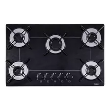 Fogão Cooktop Tedge 5 Bocas Ultra Chama Preto 127v/220v