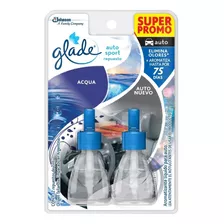 Repuesto Glade Auto Sport X2 Acqua Y Auto Nuevo