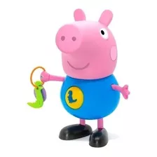 Brinquedo Infantil George Com Atividades Peppa Pig Elka