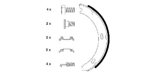 Balatas Compatible Mercedes-benz S350 3.4l L6 1995 Foto 4