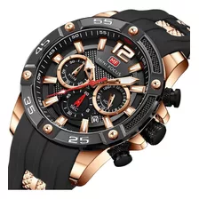 Reloj Original Deportivo Militar 0349g Correa Silicona 