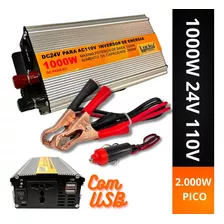 Inversor 24v/127v 1000w Pico 2000w Modificado Lucky