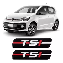 Par Adesivo Emblema Resinado Coluna Vw Up Tsi