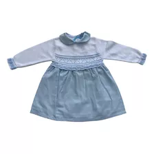 Vestido Infantil Con Falda Unicolor, Español