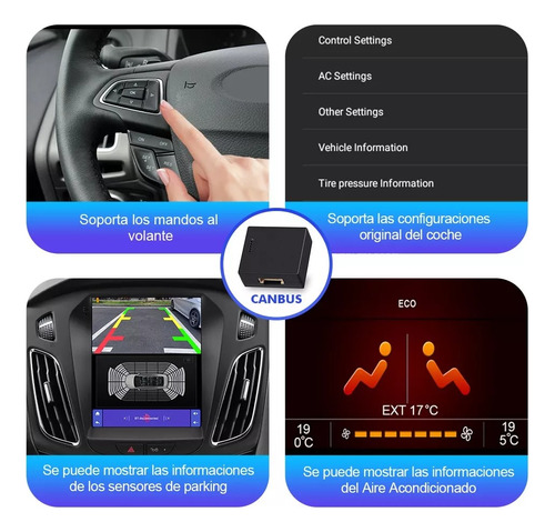 Android Tesla Ford Focus 2012-2016 Wifi Gps Bluetooth Radio Foto 5