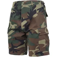 Pantalón Bermuda Tactical Cargo Short Woodland