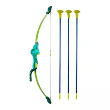 Arco Y Flecha Juguete Para Niños 98cm +3 Flechas Con Ventosa