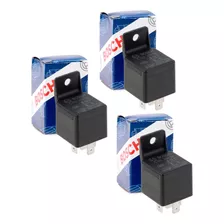 Pack X3 Relay Bosch 12v 20a / 30a 5 Pines Rele