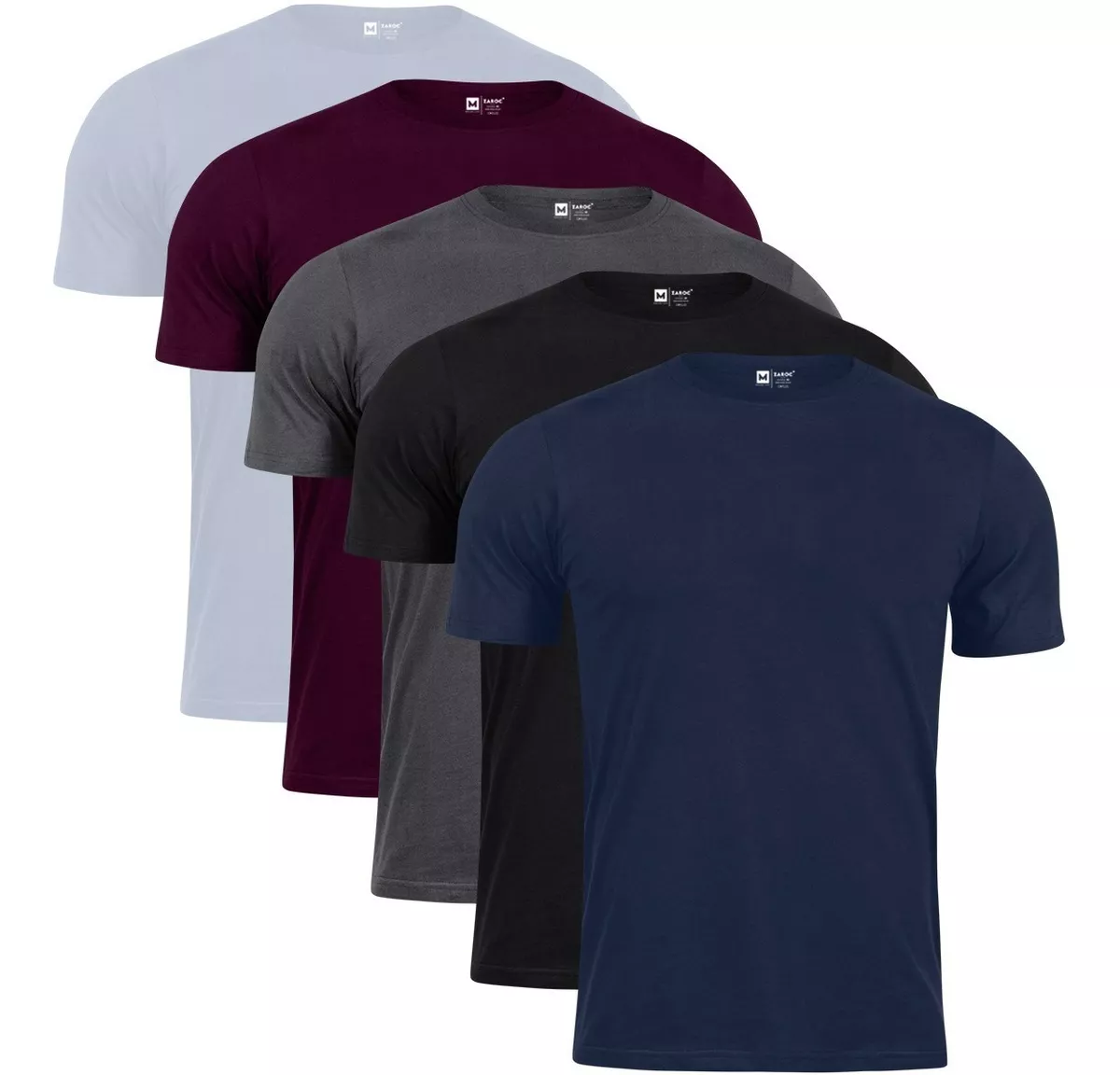 Kit 5 Camisetas Academia Dry Fit Anti Suor - Zaroc Sports