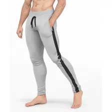 Calça Moletom Masculina Skinny Jogger Elastano Treino