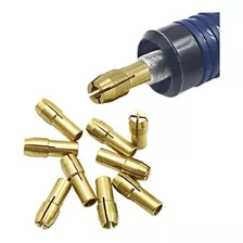 Juego 10 Mini Portabrocas Para Dremel 0.5-3.2mm Ajusta Broca