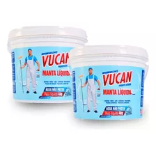 Kit 2 Manta Liquida Impermeabilizante Emborrachada 4kg Vucan