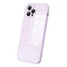 Carcasa Para iPhone 13 Vidrio + Silicon Shockproof Case Lujo