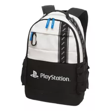 Mochila Escolar Costas G Playstation Dual Pacific 7882304 Cor Preto Desenho Do Tecido Liso